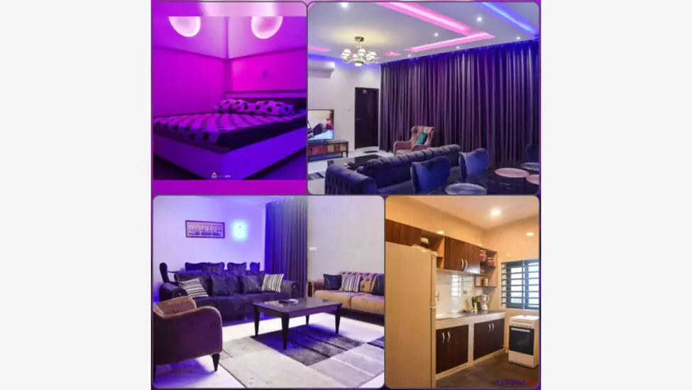 900,000 F Appartement meublé de deux chambres salon haut standing à louer à Cotonou fidjrossè kpota côté agla petit à petit 2