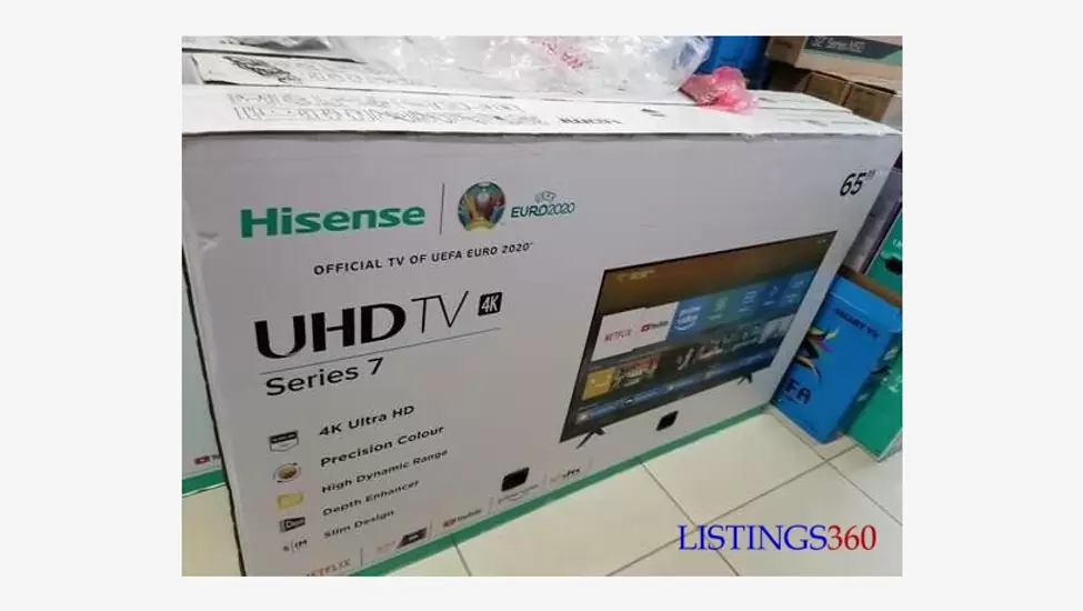 190 F Télévision Hisense en boutique en carton scellé garantie un an