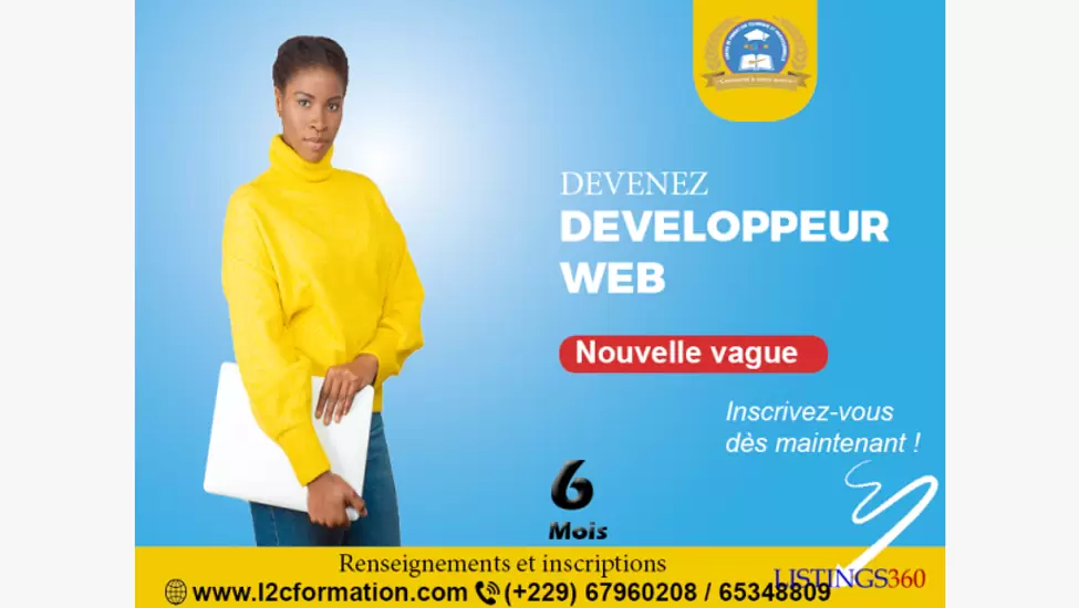 Formation professionnelle au métier de développeur web au CFTP-L2C Bénin